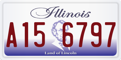 IL license plate A156797