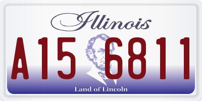 IL license plate A156811