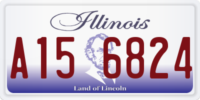 IL license plate A156824