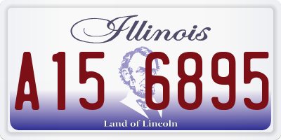 IL license plate A156895