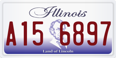 IL license plate A156897