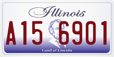 IL license plate A156901