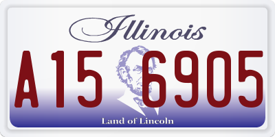 IL license plate A156905