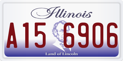 IL license plate A156906