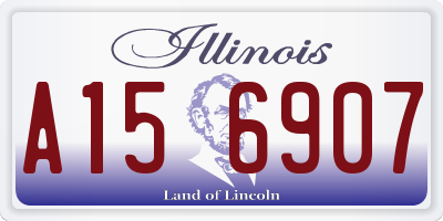 IL license plate A156907