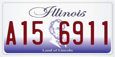 IL license plate A156911