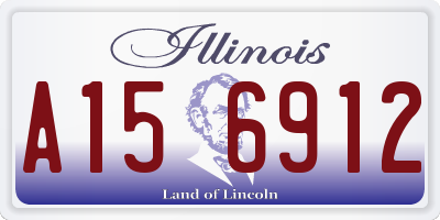 IL license plate A156912