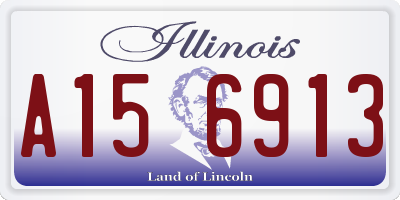IL license plate A156913