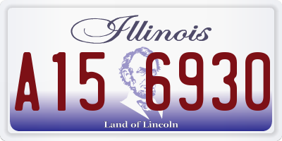 IL license plate A156930