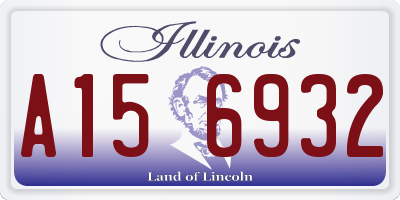 IL license plate A156932