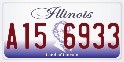 IL license plate A156933