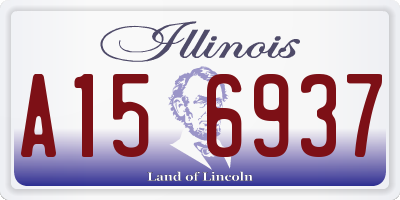 IL license plate A156937
