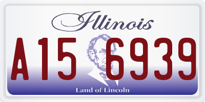 IL license plate A156939