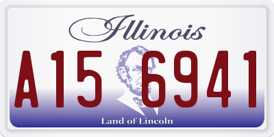 IL license plate A156941