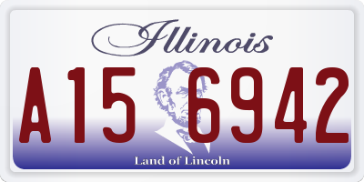 IL license plate A156942