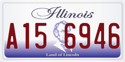 IL license plate A156946