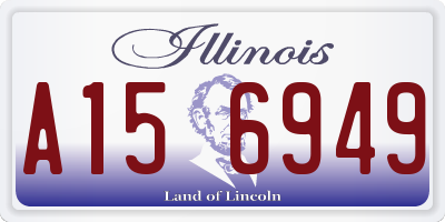 IL license plate A156949