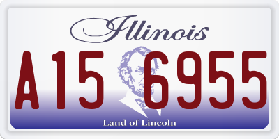 IL license plate A156955