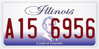 IL license plate A156956