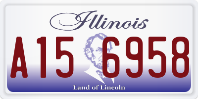 IL license plate A156958