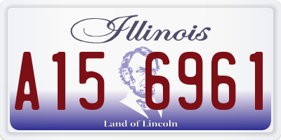 IL license plate A156961