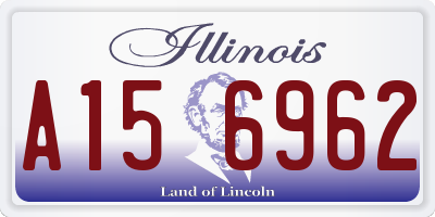IL license plate A156962