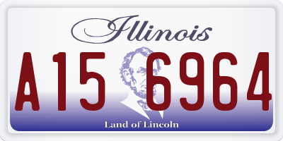 IL license plate A156964