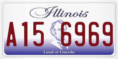 IL license plate A156969