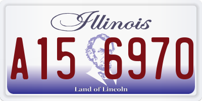 IL license plate A156970