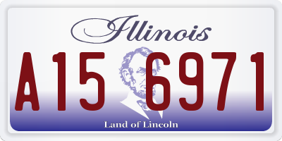 IL license plate A156971