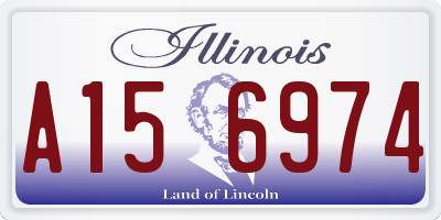IL license plate A156974
