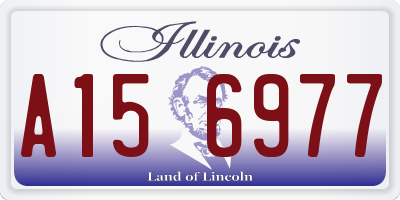 IL license plate A156977