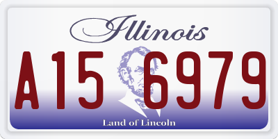 IL license plate A156979
