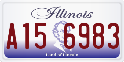 IL license plate A156983