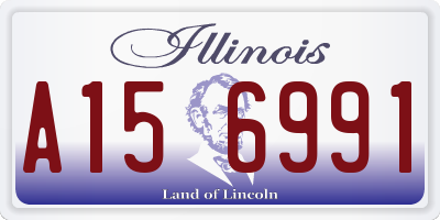 IL license plate A156991