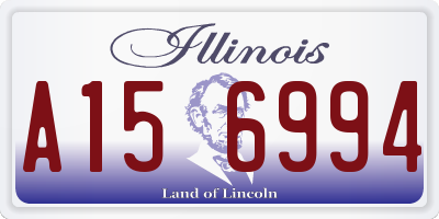 IL license plate A156994