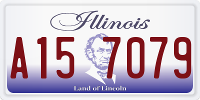 IL license plate A157079