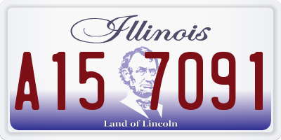 IL license plate A157091