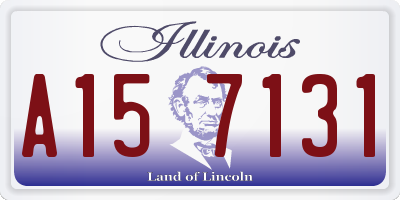 IL license plate A157131