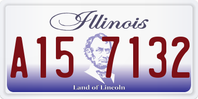 IL license plate A157132