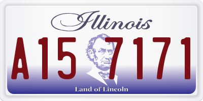 IL license plate A157171