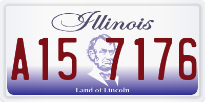 IL license plate A157176