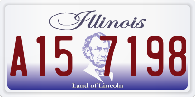 IL license plate A157198