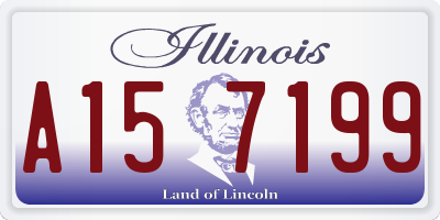 IL license plate A157199