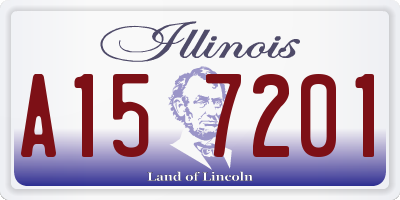 IL license plate A157201