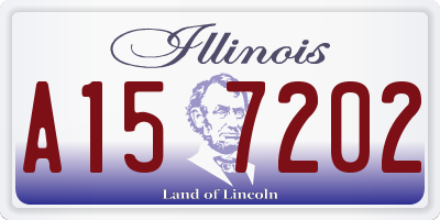 IL license plate A157202