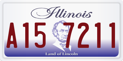 IL license plate A157211