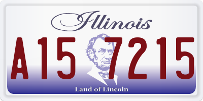 IL license plate A157215