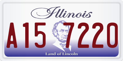 IL license plate A157220