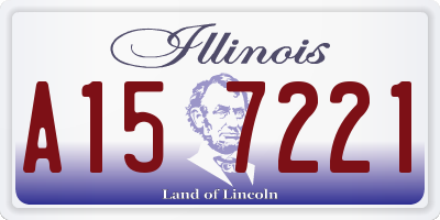 IL license plate A157221
